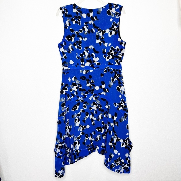 Cabi Electric Blue Untamed Midi Dress 5576 Ink Dot - Picture 9 of 13